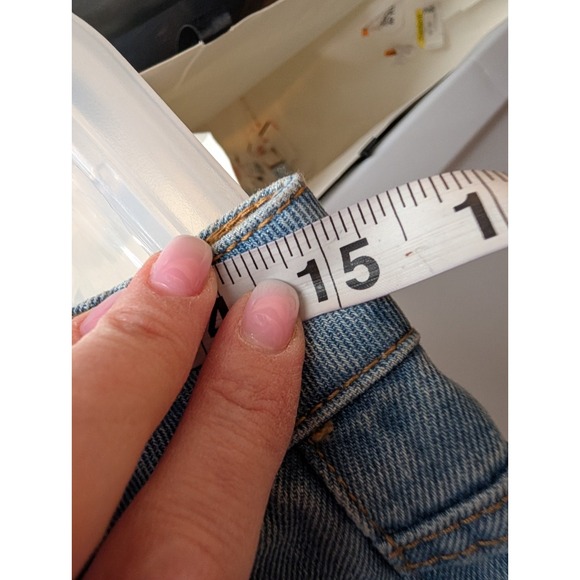 TGLA High Rise Wide Leg Light Wash Jean 29 90s Boho Minimalist Indie Classic - Picture 12 of 14